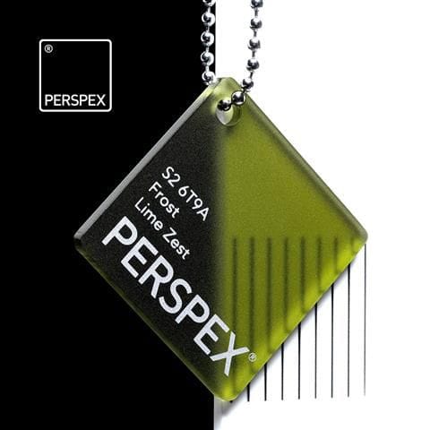 Frost Lime Zest Perspex