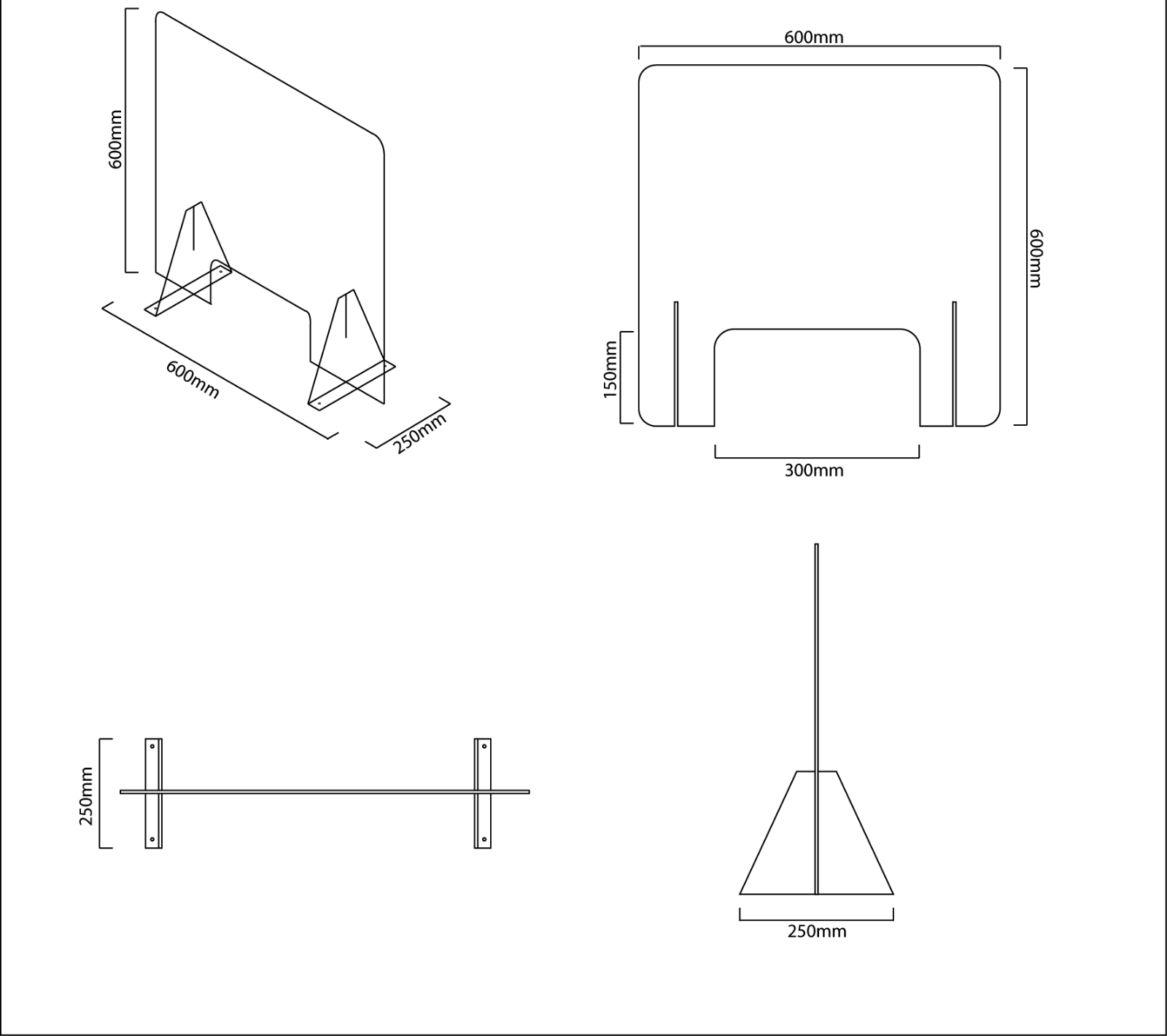 Sneeze Guard Specifications