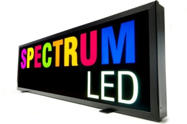 Perspex Spectrum LED Sign