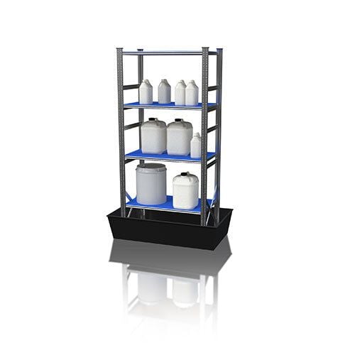 Single Depth Bunded Shelving