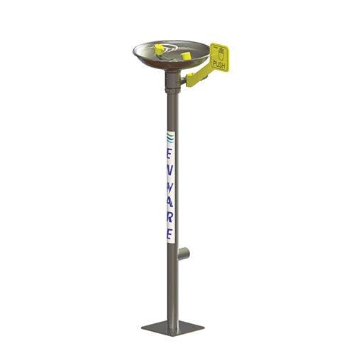 Free Standing Eye Wash Hand Operated - Stainless Steel