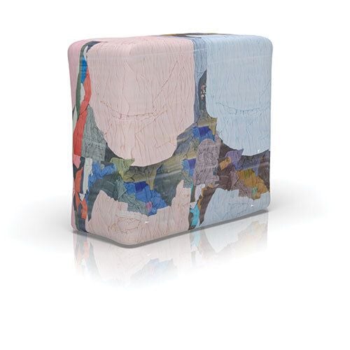 Tricot Wiping Cloths Bale - Coloured