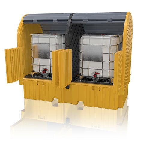 Polyethylene Modular Hardtop Dual IBC Bund *POA*