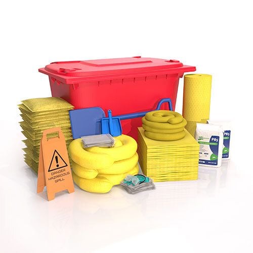 660 ltr Hi-Vis (Chemical) Wheelie Bin Spill Kit