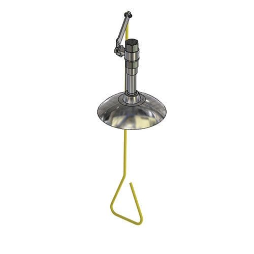 Ceiling Mounted Deluge Shower Hand Operated - Stainless Steel