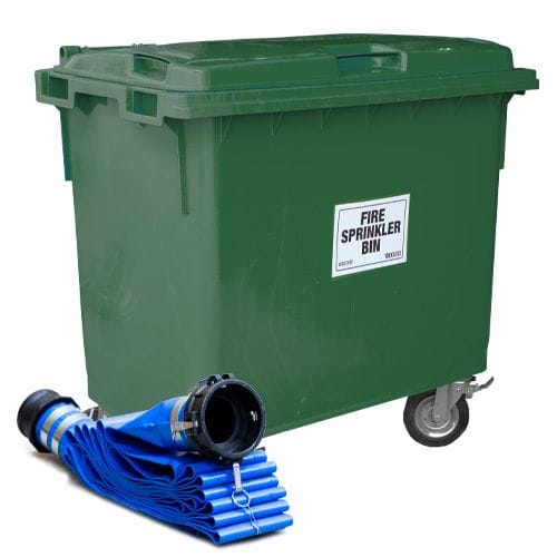 660 ltr Fire Sprinkler Wheelie Bin Spill Kit