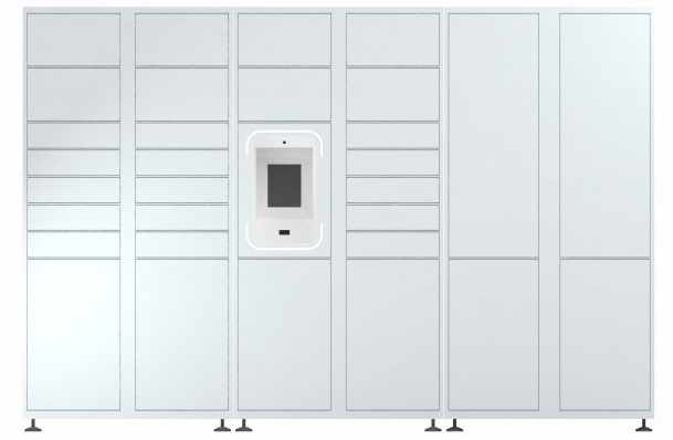 Groundfloor smart parcel lockers apartments Groundfloor smart parcel lockers apartments