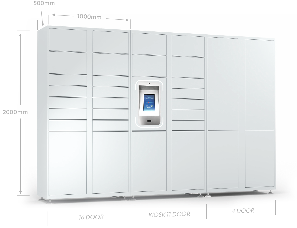 Smart parcel locker sizes Smart parcel locker sizes