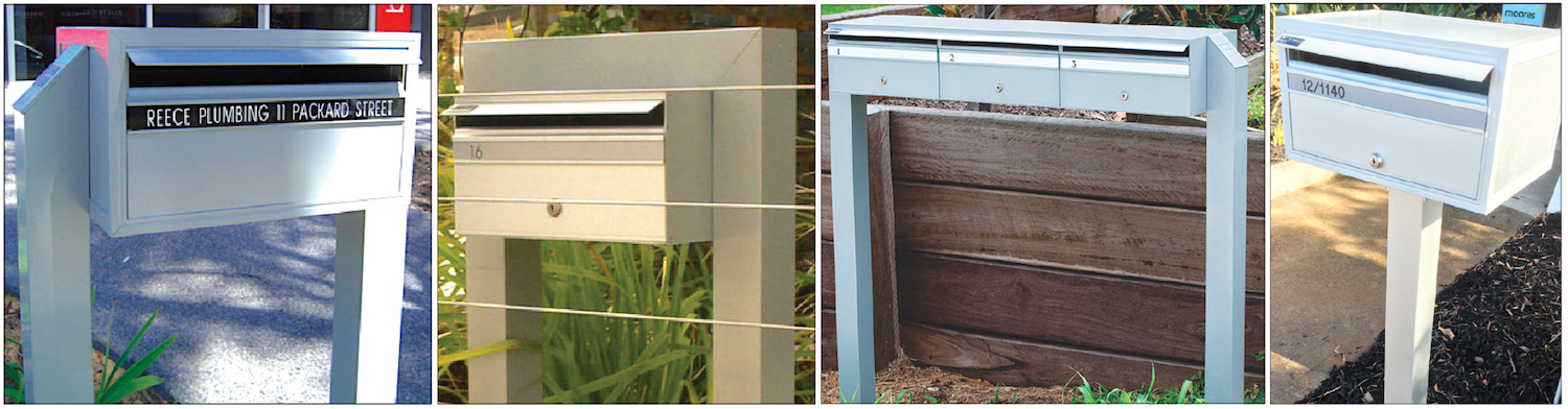 Freestanding letterboxes mailboxes