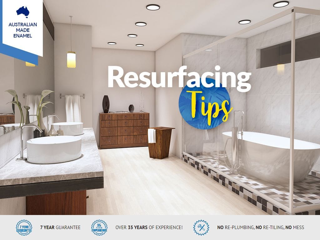 Resurfacing Tips: Baths, Showers, Basins, and Tiles