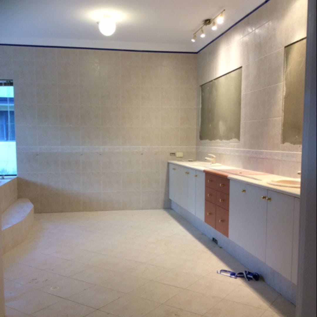 Large Bathroom Renovations Adelaide before