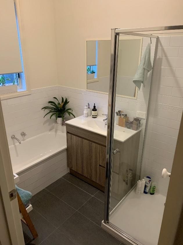 Main bathroom after renovation