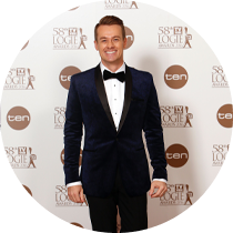 Grant is nominated for Gold Logie, and Silver Logie for Best Presenter