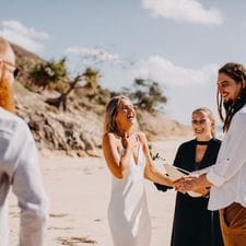 Jess + Brendan North Stradbroke Island elopement