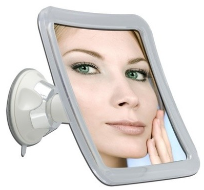 Square 10X Power Suction Swivel Magnifying Mirror
