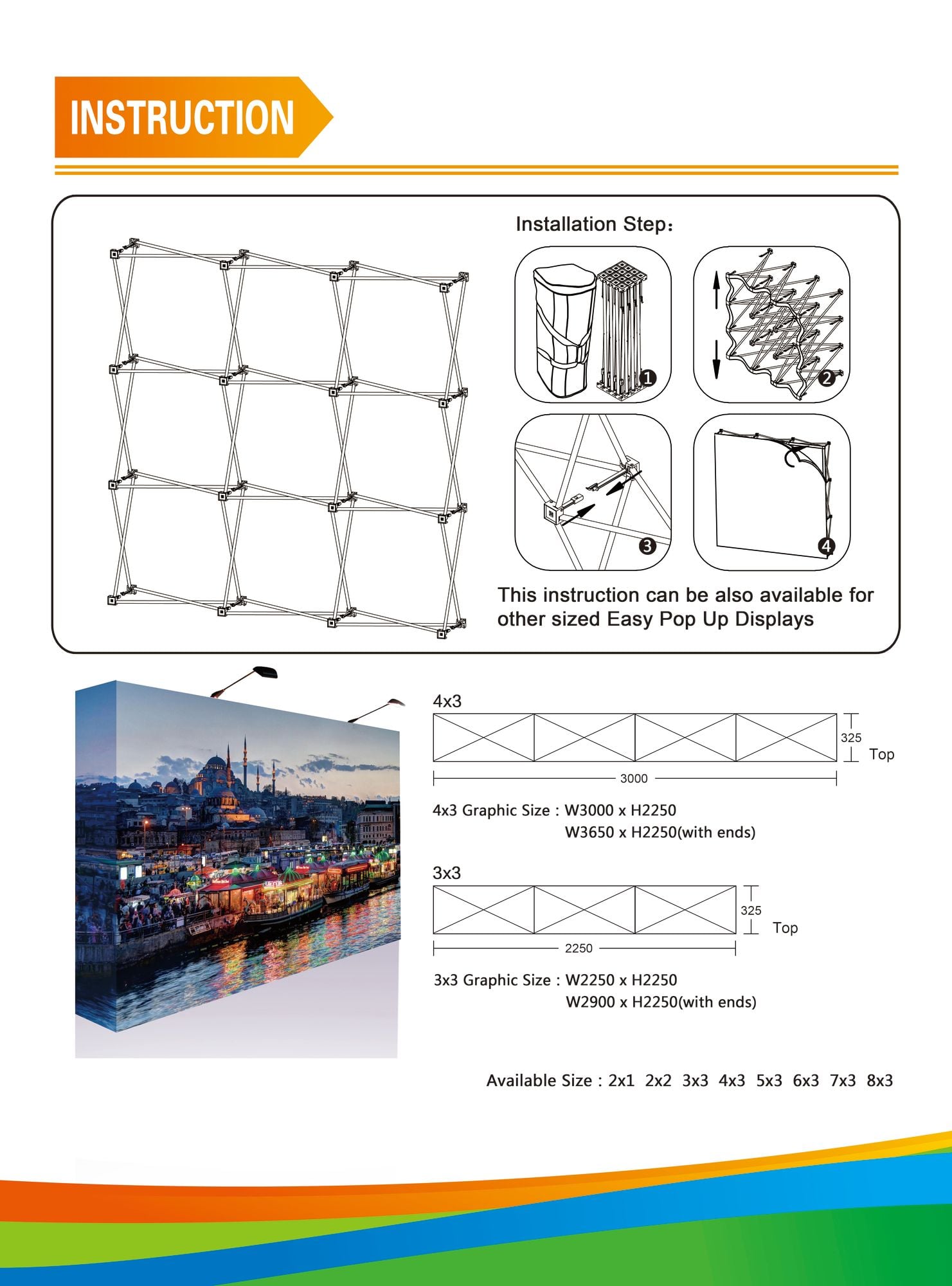 Straight Pop Up Straight Pop Up