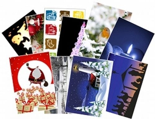 Box of 100 A6 Christmas Cards + Envelopes