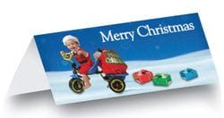 Box of 100 DL Christmas Cards + Envelopes