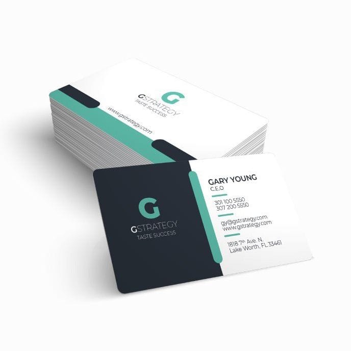 Business Cards Laminated
