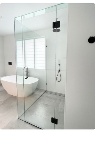 Frameless shower screen Gold Coast