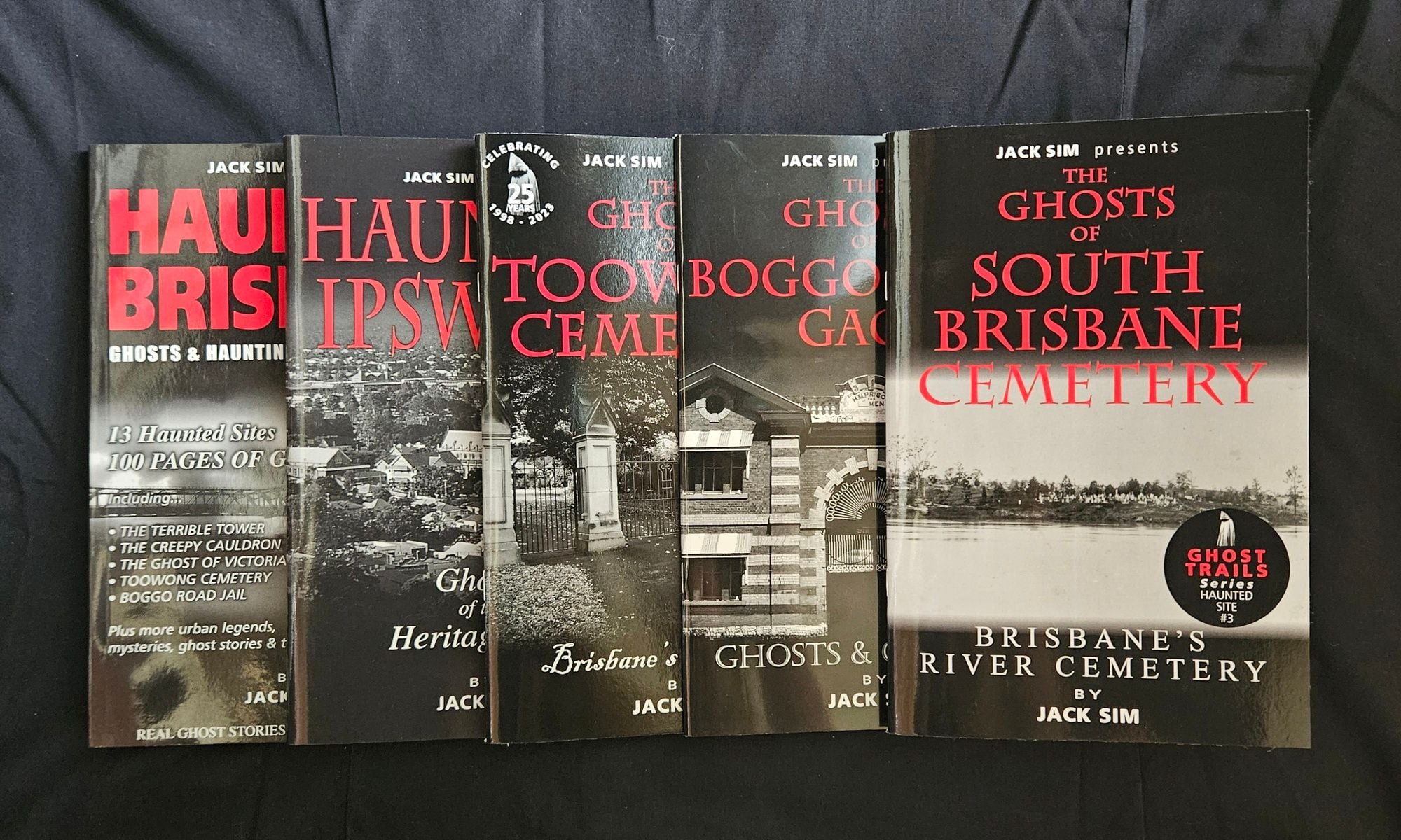 BUNDLE Ghost Trails - 5 BOOKS + FREE POSTAGE By Jack Sim