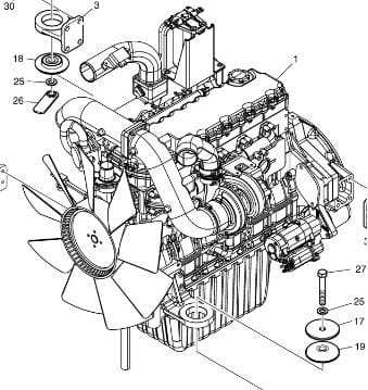 Engine Parts - DX140LC