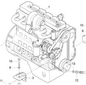 Engine Parts - HL770-9