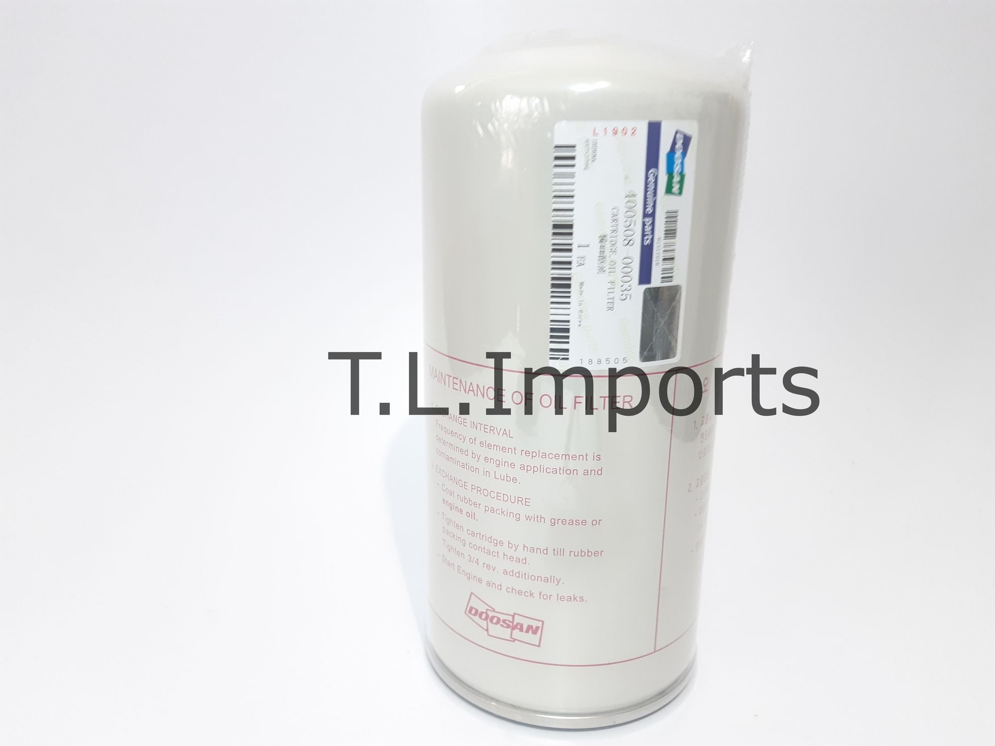 Doosan Cartridge Oil Filter - DX300LC