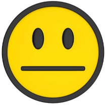 Yellow Smiley Face - Moderate Spacing Comfort