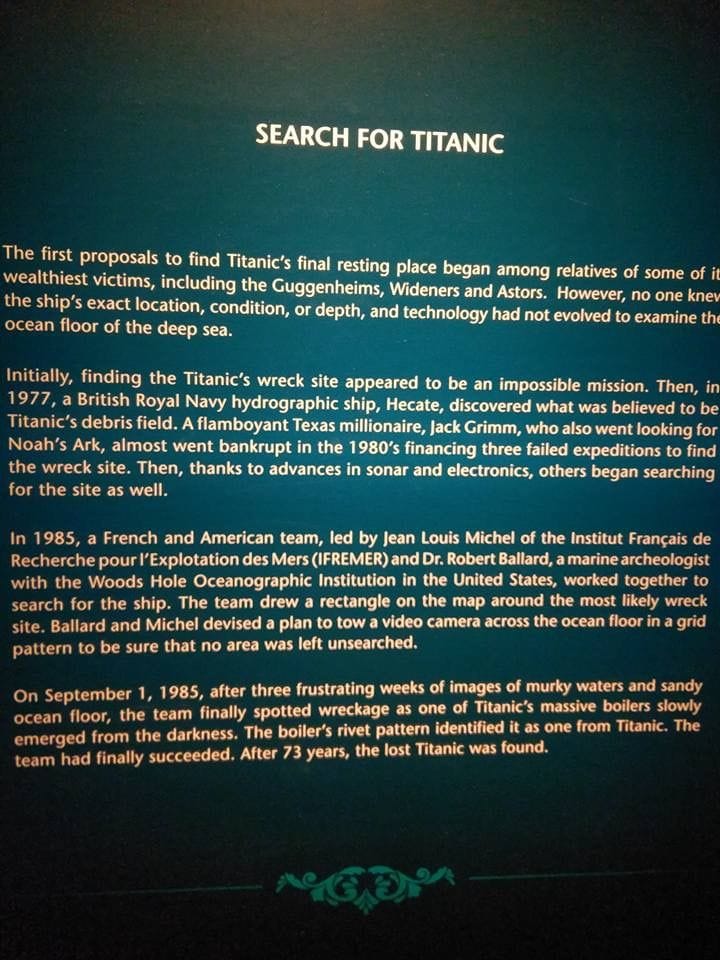 The Titanic Exhibition Image -5940743760a2e