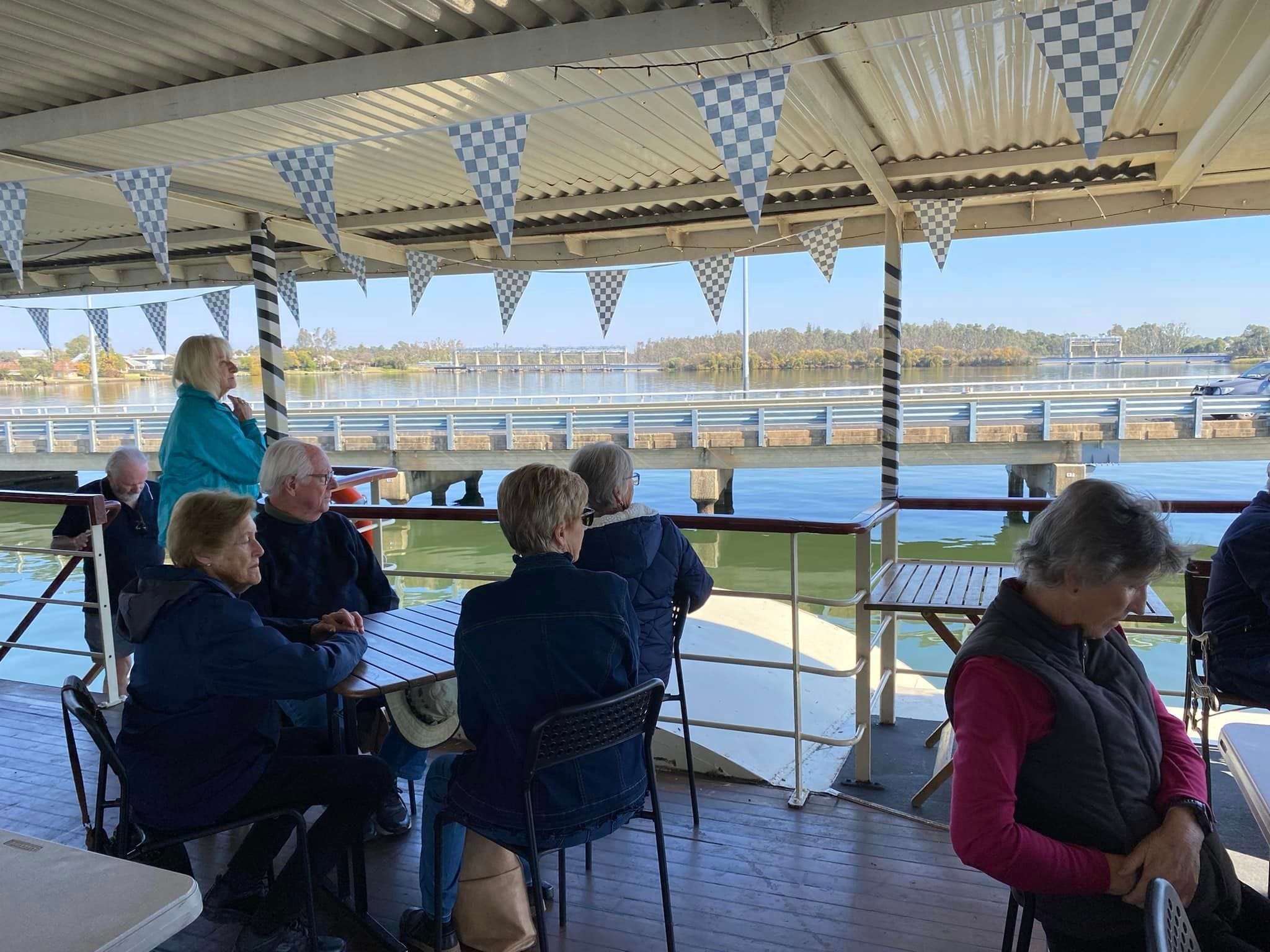 Yarrawonga - Lunch on board the Cumberoona Image -663bfbd15f3e8