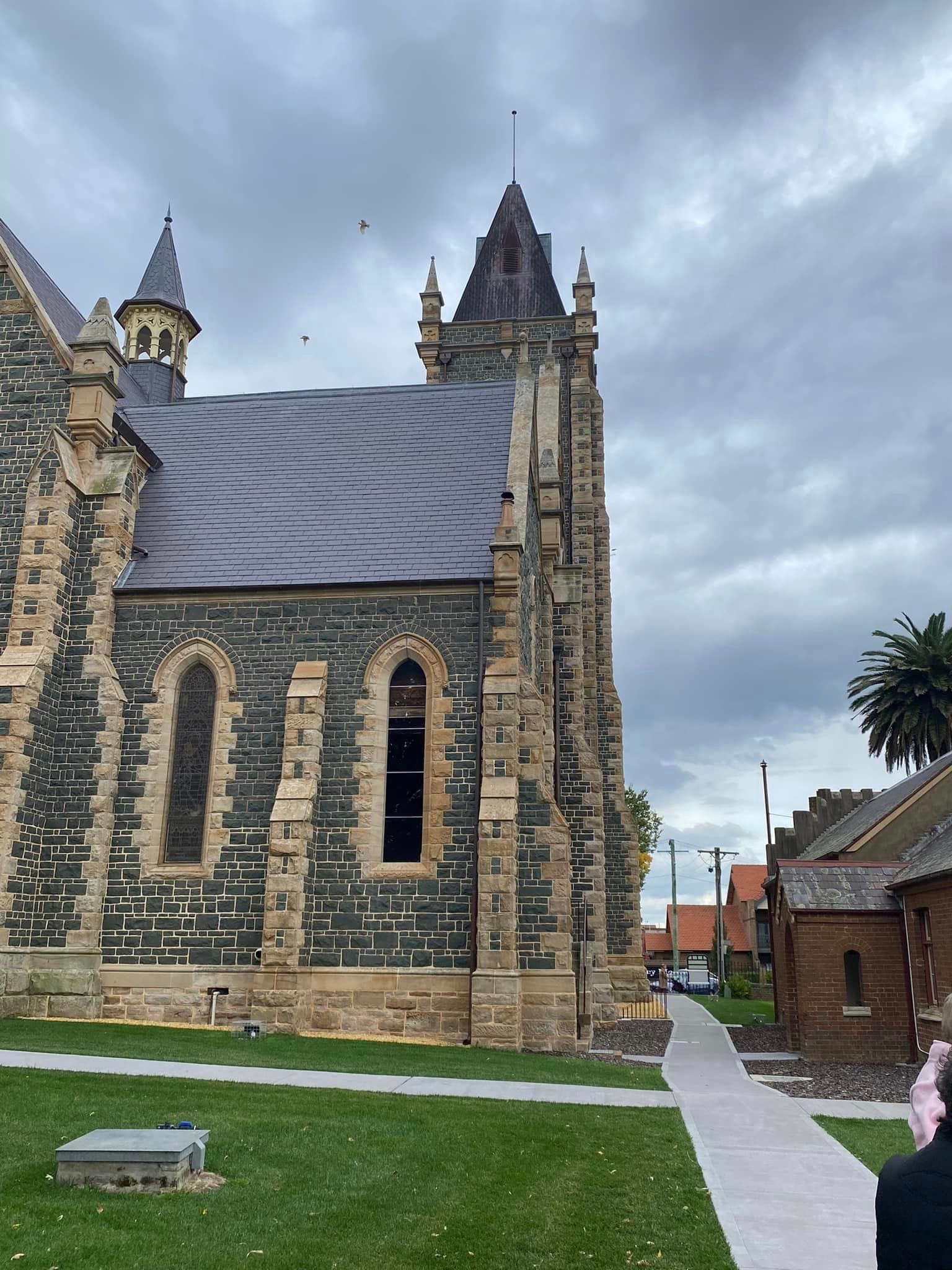 St Peters & Paul Cathedral Goulburn + Rocky Hill War Memorial Image -663c07e7ec532