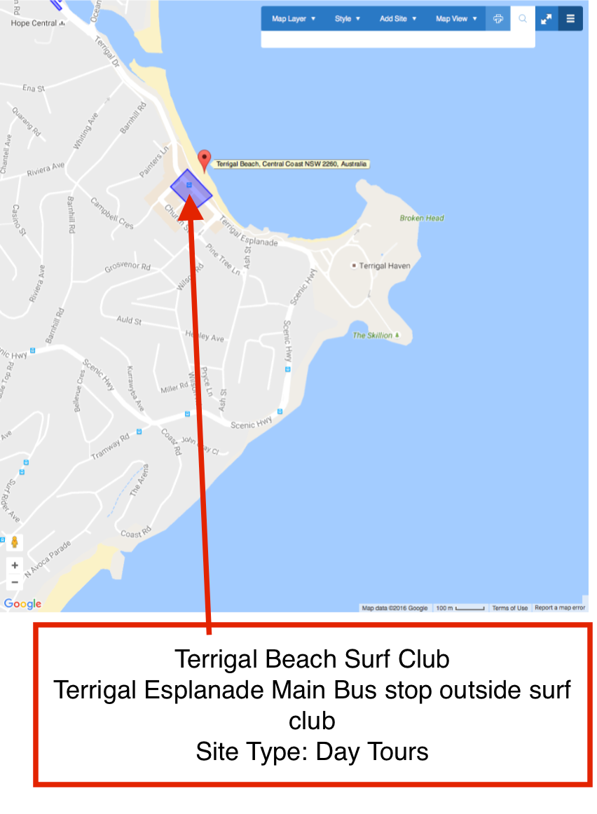 Terrigal Beach | Central Coast | Day Tour | Pick up location