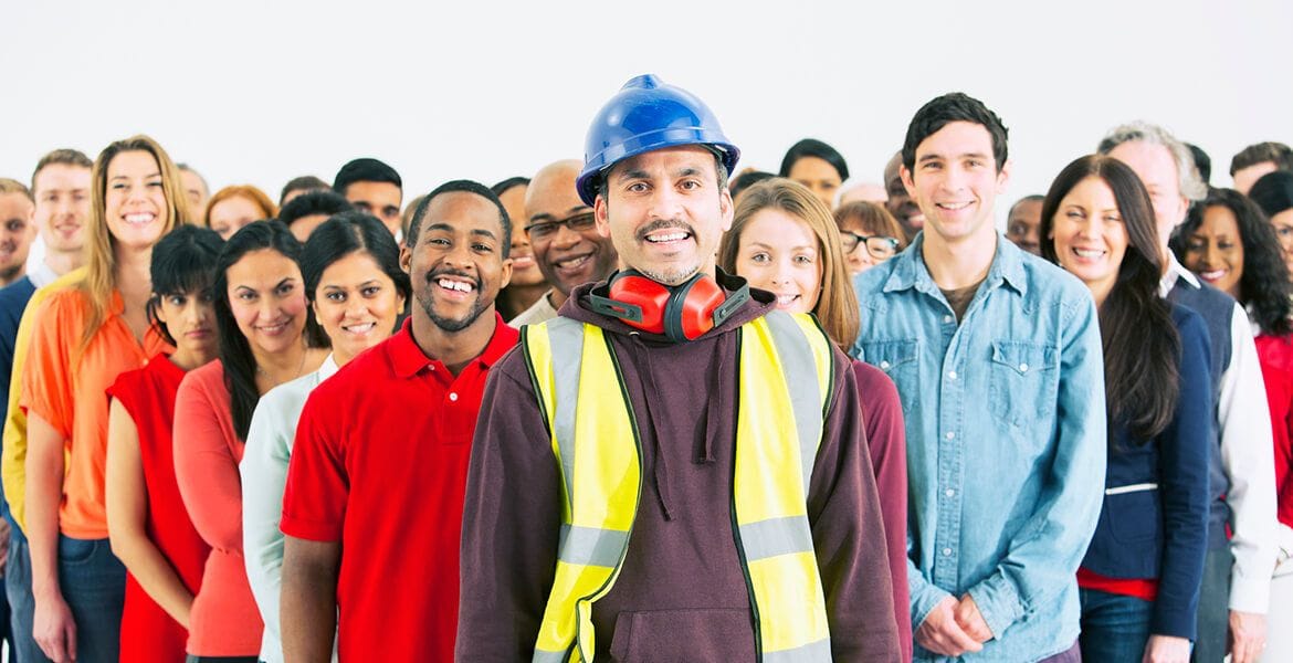 People in different jobs and industries in Brisbane