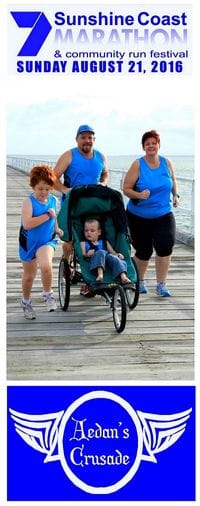 Aedan's Crusade Run the Sunshine Coast Marathon