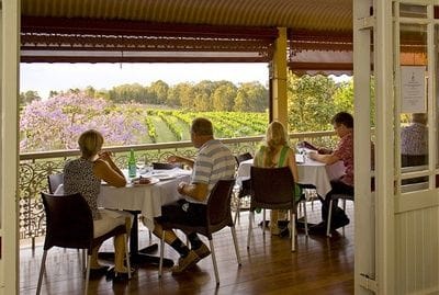 The Verandah Restaurant Hunter Valley Wine Tour