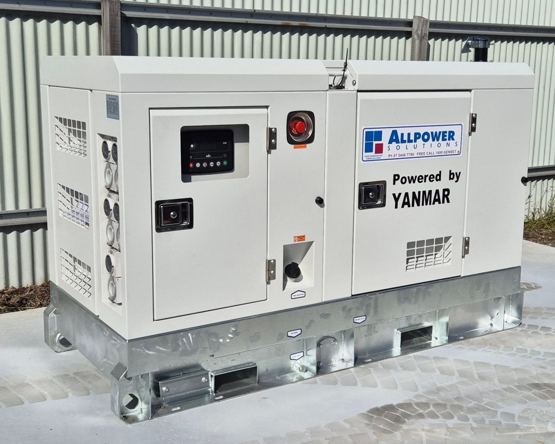Yanmar 45kva 3Phase silenced generator