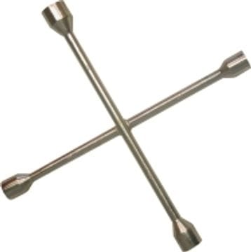 4 Way Wheel Brace Spanner Cross Nut Wrench 17, 19, 21, 23mm