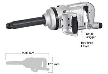 D-Handle Impact Wrench 1” With 6" Extended Anvil