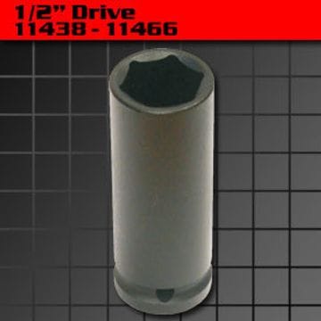 1/2" Drive Impact Sockets Deep Metric