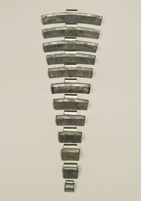 Tapered Alloy Rim Clip On Wheel Weights Tapered Alloy Rim Clip On Wheel Weights