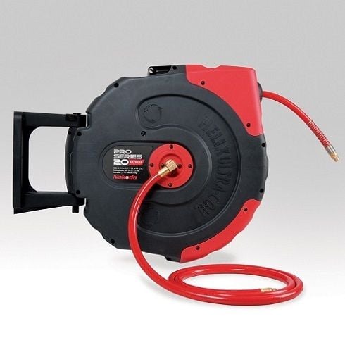 Jamec Pem Pro Series HELIX 20m Air Hose Reel With Reinforced PVC Hose