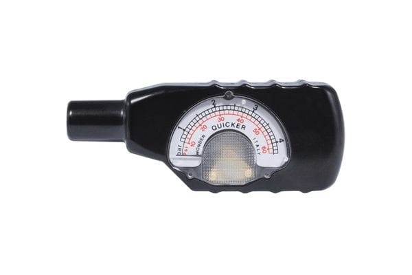 Wonder Dial Type Car/Motorcycle Tyre Pressure Gauge With Case - Made In Italy