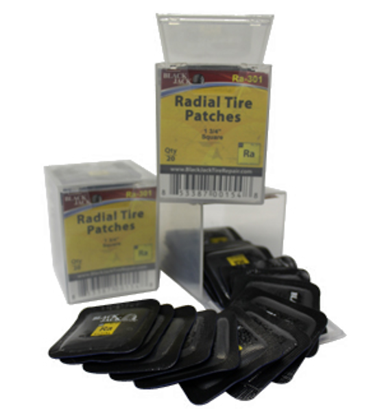 Premium Radial Tyre Repair Patch 45mm Square - Made In USA