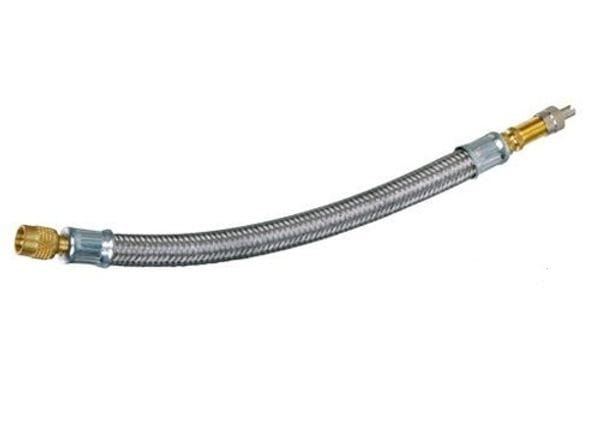 Flexible Rubber Tyre Valve Extension with Metal Braid