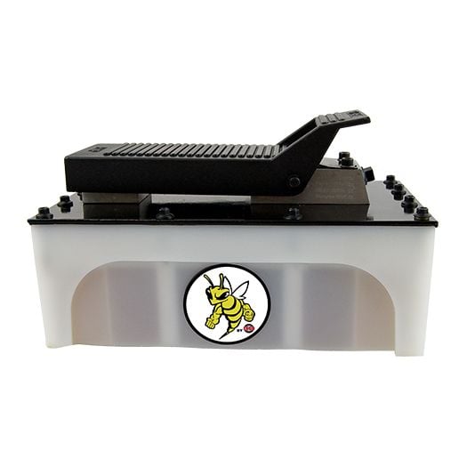 Yellow Jackit 5 Quart Plastic Reservoir Air Hydraulic Pump Yellow Jackit 5 Quart Plastic Reservoir Air Hydraulic Pump