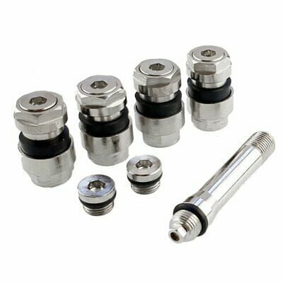 Universal Hidden Stemless Tyre Valves For Tubeless Wheels - Set Of 4 Universal Hidden Stemless Tyre Valves For Tubeless Wheels - Set Of 4