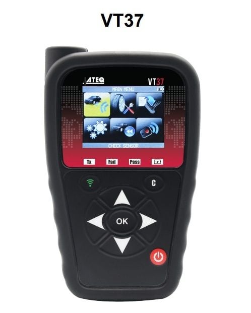 ATEQ VT37 TPMS DIAGNOSTIC, TRIGGER, AND PROGRAMMING TOOL ATEQ VT37 TPMS DIAGNOSTIC, TRIGGER, AND PROGRAMMING TOOL