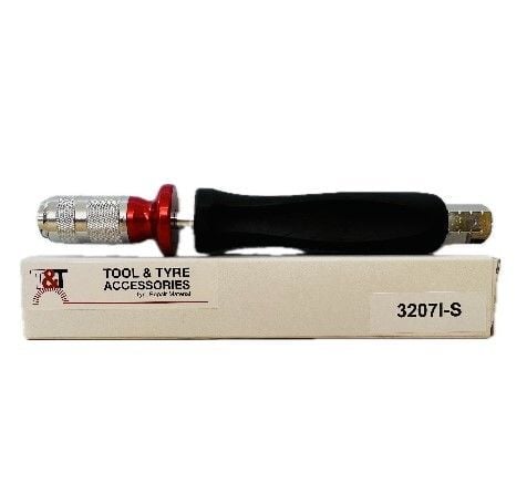 Tyre Air Chuck Lock-On Closed 200mm Straight