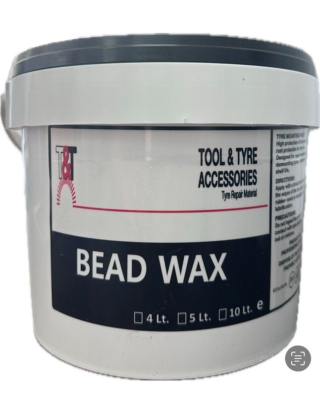 Tyre Bead Lube Wax (Black) Panther Grease 4kg - Made In Italy Tyre Bead Lube Wax (Black) Panther Grease 4kg - Made In Italy